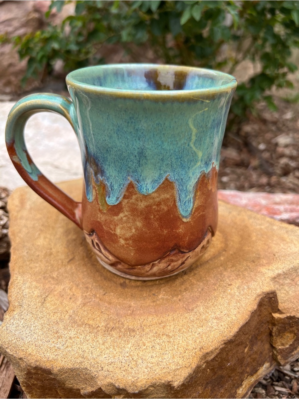 Handmade Religious Horn Creek Mug Matthew 6:25 (see pictures) - Picture 4 of 9